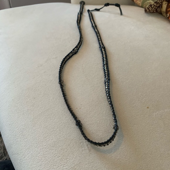 Chan Luu wrap around leather and metal bracelet - Picture 5 of 6